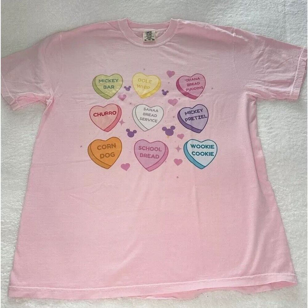 Valentine Conversation Heart Taylor-Devotee Inspired Love Song Title T-shirt XL
